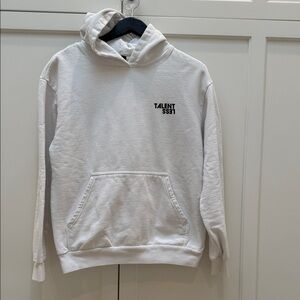 Talentless White Hoodie - unisex